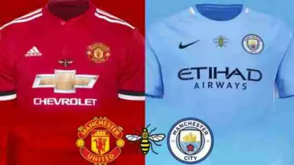 Manchester United Vs Manchester City: See Why Both Teams Will Wear Bee Emblem In Derby Match